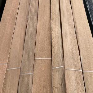 Buy cheap FSC Red Oak Veneer Sheets 0.45mm Phenolic Glue Wood Wall Panels product