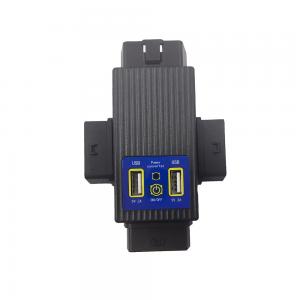 Buy cheap OBD2 power converter one minute three to car 2USB supply ports product