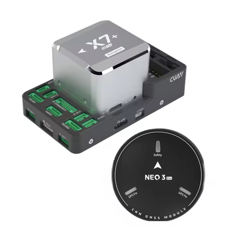 CUAV X7+ Pro Mini GPS Compatible Autopilot Flight Controller Pixhawk 4 1.12.3 UAV Remote Control Accessories NEO3 Drone