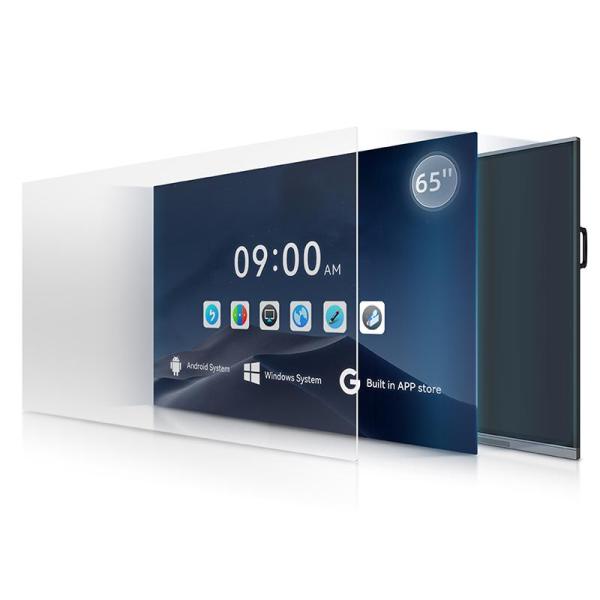 86 Inch Interactive Touch Screen Whiteboard 178° Wide Viewing Angle for Smart Education
