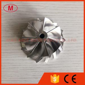 China TD05H reverse 54.56/70.01mm 7+7 blades high performance turbo milling/aluminum 2618/billet turbo compressor wheel on sale