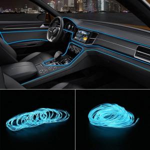 Buy cheap 3m Modified Car Lights EL Cold Light Line With USB DIY T Dashboard Console LED Ambient Ligh product