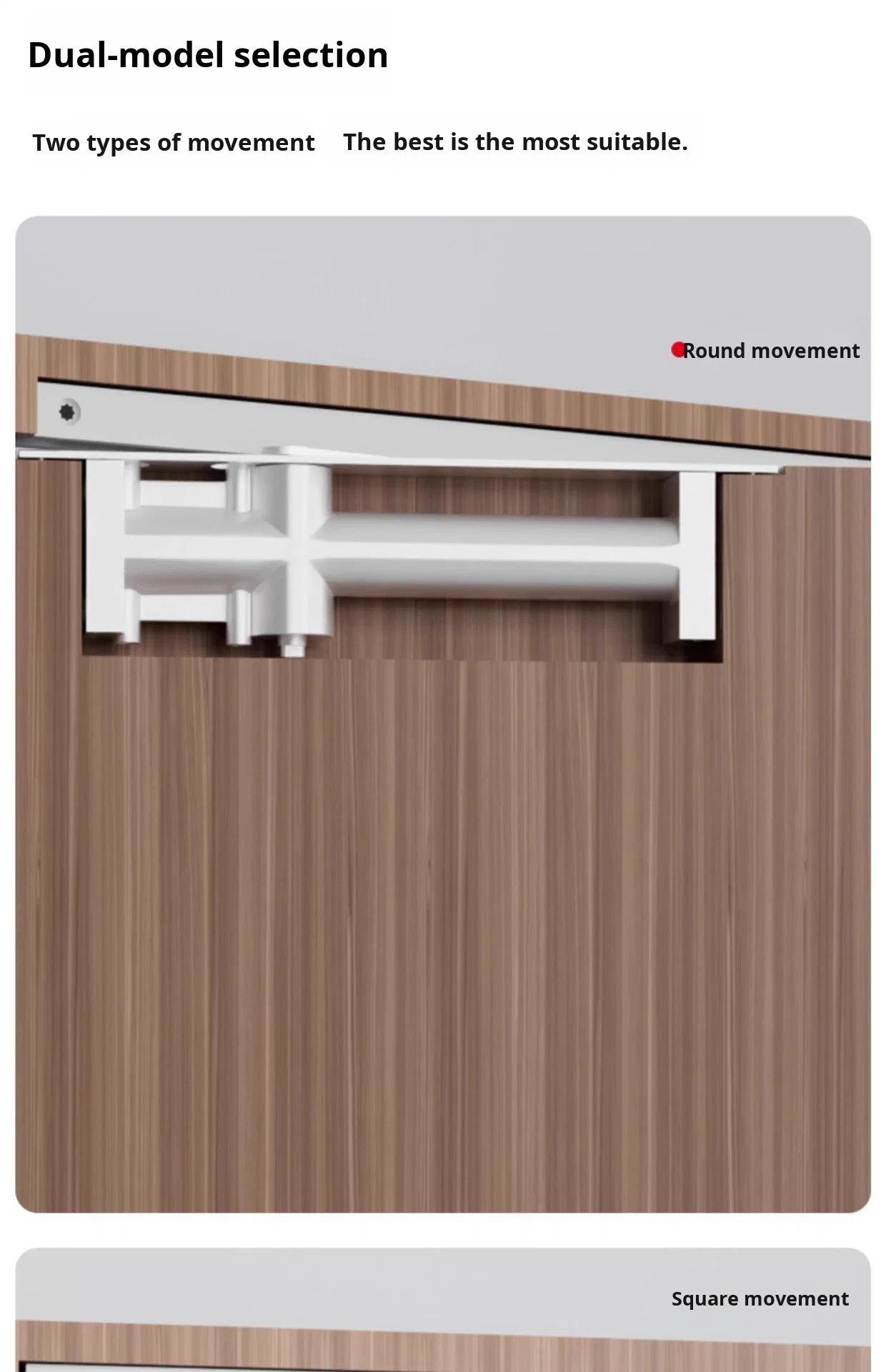 Modern Invisible Hidden Door Closer Hydraulic Buffer Automatic Closing Concealed Installation Sliding Door Hotel Guesthouse
