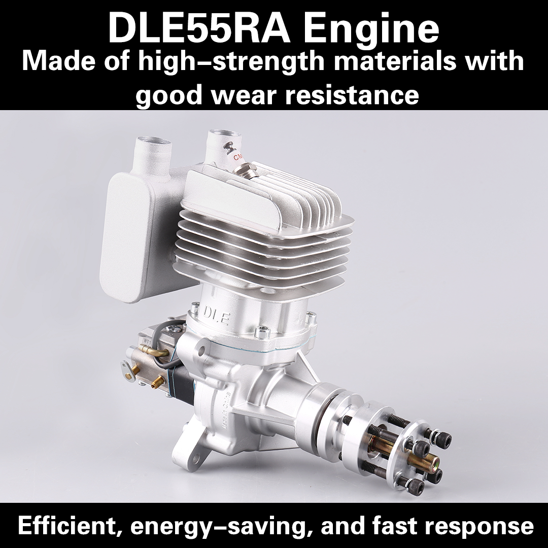 Original DLE 55 RA Gas Engine for RC Airplane Model - Fixed Wing