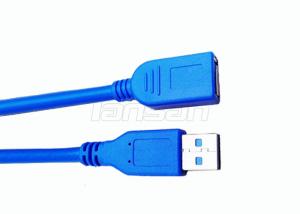 Buy cheap Blue PVC Jacket High Speed Micro USB Data Cable USB 2.0 Male To Female Data Cable product