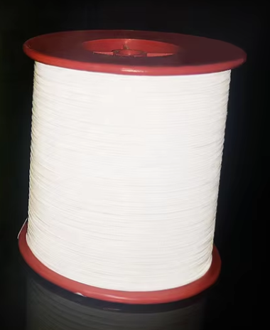 100% Polyester Colorful Rainbow Double Side Reflective Yarn For Knitting Wash Durability 0.25mm 0.5mm 1mm