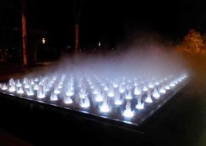 Buy cheap Garden Decoration Misting Lighted Fountain , Indoor Stage Fog Mist Fountain product