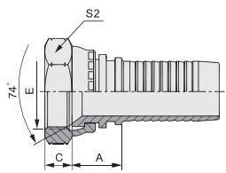 Female Connection PT NPT Bsp Jic Stainless Steel Hydraulic Flexible Hose Fittings 26711