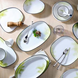 Buy cheap Marbled Ceramic Tableware Glazing Stoneware Tableware Dinnerware Dinner Set product