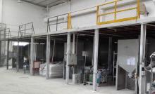 Automatic Artificial Quartz Stone Slab Production Line , Artificial Marble Making Machine