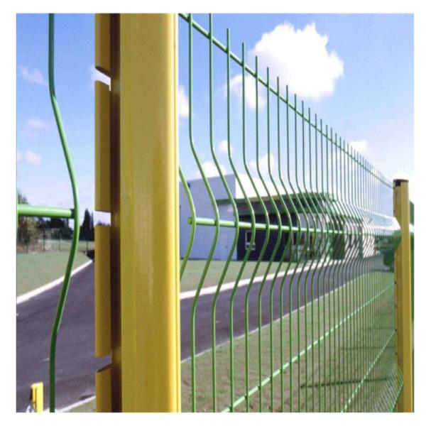 Eco Friendly PVC Coated 3x3 4x4 Galvanized Welded Wire Mesh 3D Fence with Pole Designs