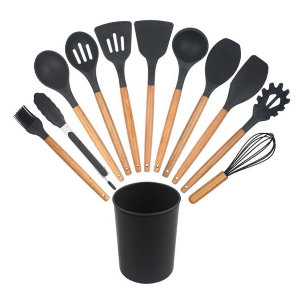 Household Silicone Spatula Spoon Set