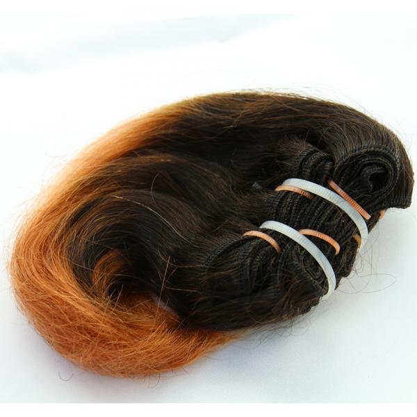 Unprocessed Raw Virgin Brazilian Machine Weft, Snail Curl Weave Hair