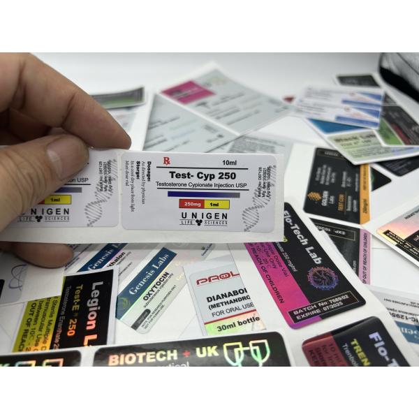 Winstrol Oil Base Pharmaceutical Hologram 10ml Vial 10ml Vial Labels