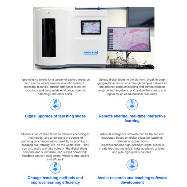 OPTO-EDU M30.5820 Full Auto Microscope Slide Scanner 60/120/240/480 Slides