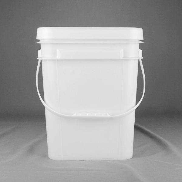 PP PE Square Plastic Bucket Screen Printing 5L For Paint