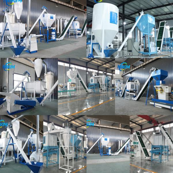 Chicken feed pellet production line