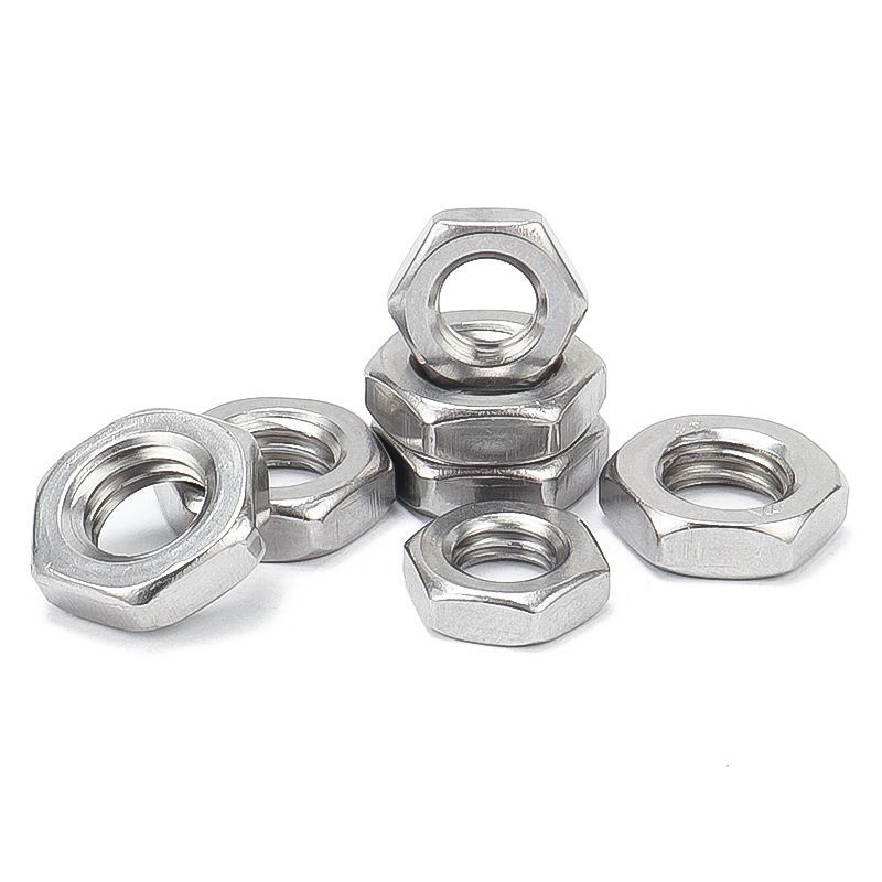 DIN934 Metal Nut Hexagonal Head Construction Nut M3 - M64 Durable