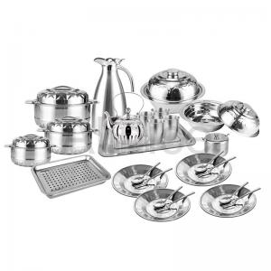 China Family cookware sets stainless steel kitchenware random match style on sale