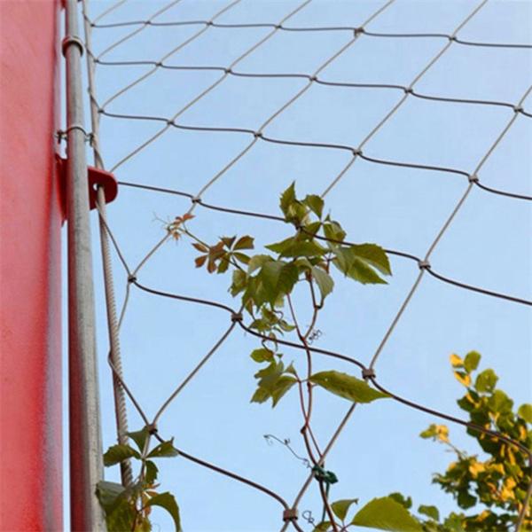 Customized Balustrade Cable Mesh Diamond Mesh Orientation for Customized In Width And Length