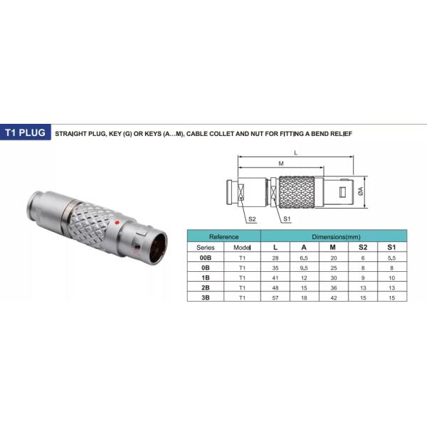 IP68 Push Pull Copper PPS Electrical Medical Connectors For Audio Video