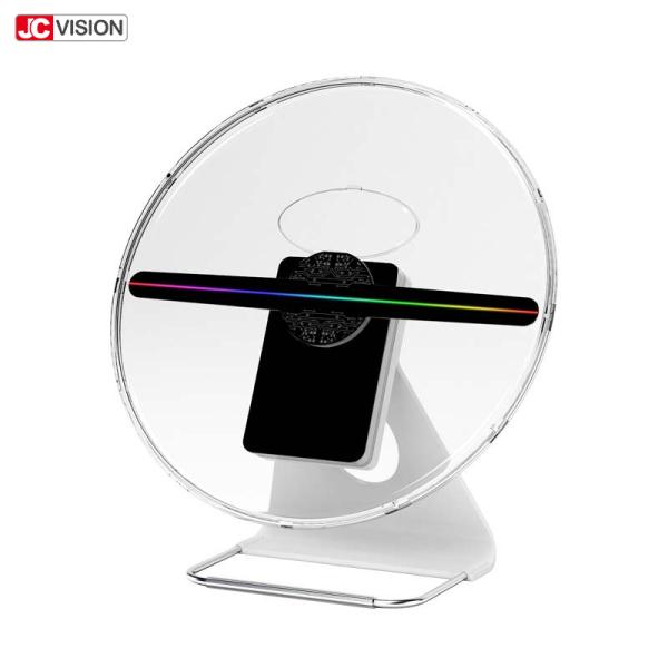 30W 3D Holographic Led Fan Display App Control 500cd/m2