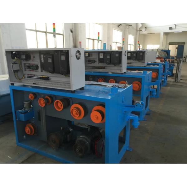 22DW High Speed Wire Drawing Machine , Magnetic Brake Horizontal Wire Drawing Equipment