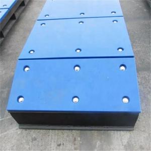 Buy cheap Curved Engineering Plastic Dock Fender Face Pads UHMWPE Marine Dock Bumpers product