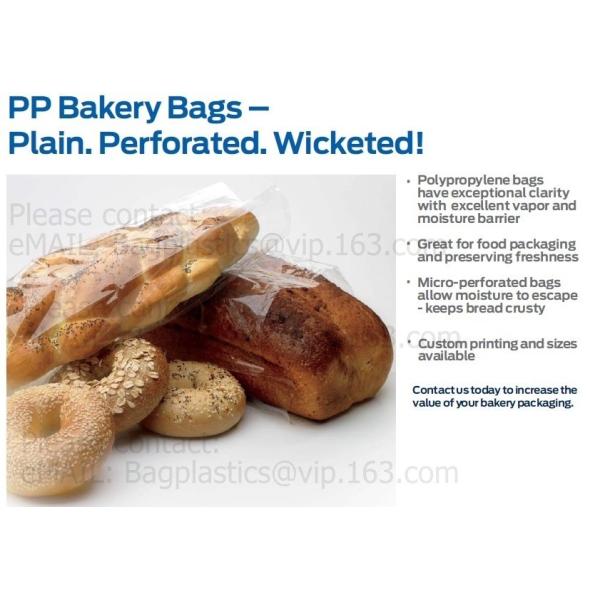 BOPP perforation bags, Wicketed Micro Perforated bags, Bakery bags, Bopp bags, Bread bags Micro Perforated Toast Bread P