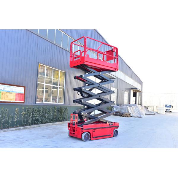 China Electric Self-Propelled Hydraulic Scissor Lift Mobile Crawler Scaffold Platform for Rough Terrain