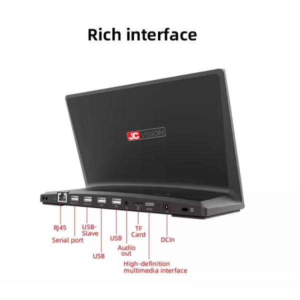 JCVISION L Shape 10.1 Inch Advertising Display Android Tablet Feedback Kiosk