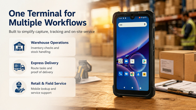 Android Data Collection Tablet 5.7 Inch for Warehouse Stock and Logistics Records