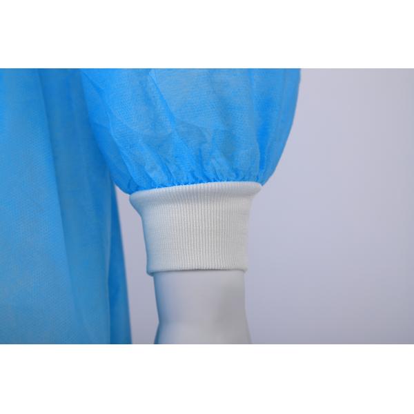 S&J PP Non-woven Disposable 15g Lightweight Visitor Gown CE Far Infrared Disposable Medical Isolation Gown