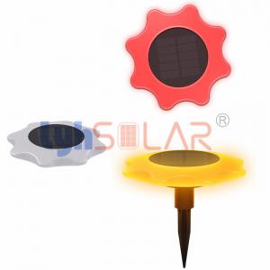 China Flower Shape Solar Powered Garden Lights With IP67 For Swimming Pool Lighting on sale
