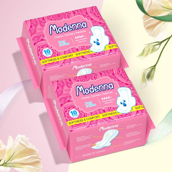 High Absorbency Organic Cotton Maxi Pads Disposable Women Thick Sanitary Pads