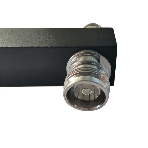 698-3800MHz Black Square 4.3-10 Mini Din Female 2 Way Power Divider Splitter