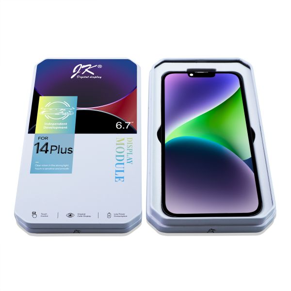 Factory Price JK Incell LCD Screen for iPhone 14 Plus with 1:1400 Contrast Ratio and 98% NTSC