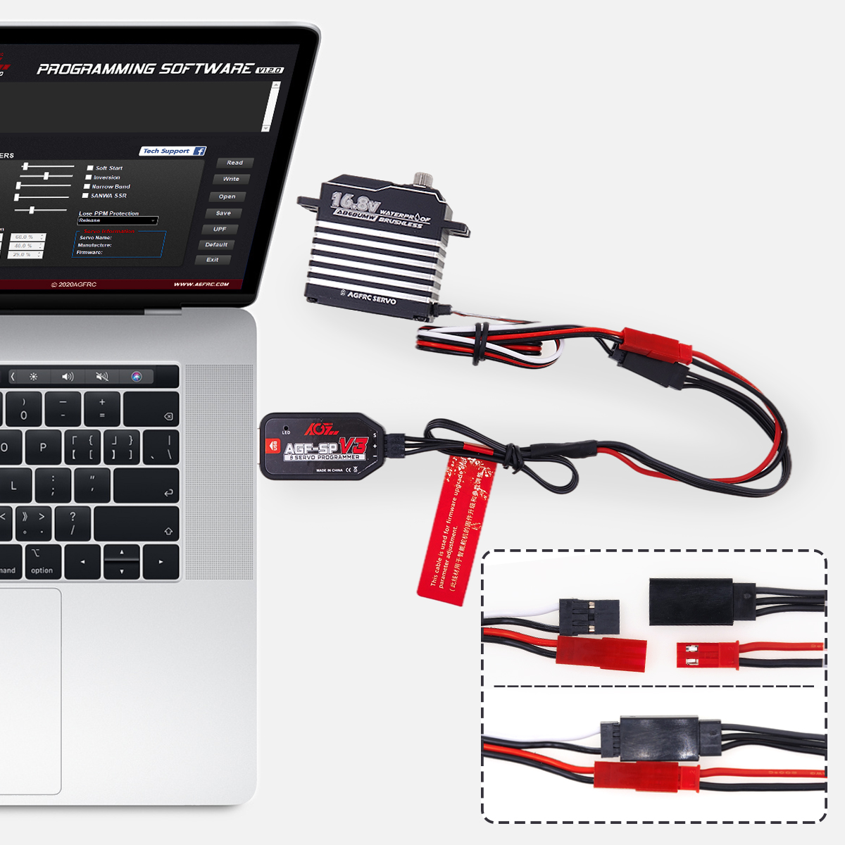 Hot AGF-SPV3 USB Program Card For AGFRC Programmable Servo Adjusting Parameters With ASS Mark RC Parts Accs