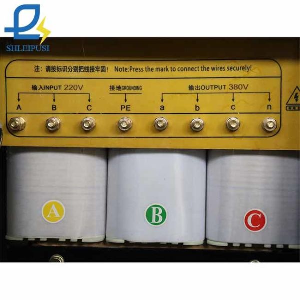Electrical Power Voltage Transformer Three Phase 40KW 220V To 380V