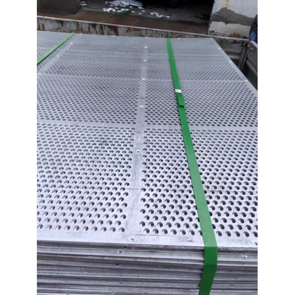 Bent 20 Hole Perforated Metal Sheet For Architectural Decoration