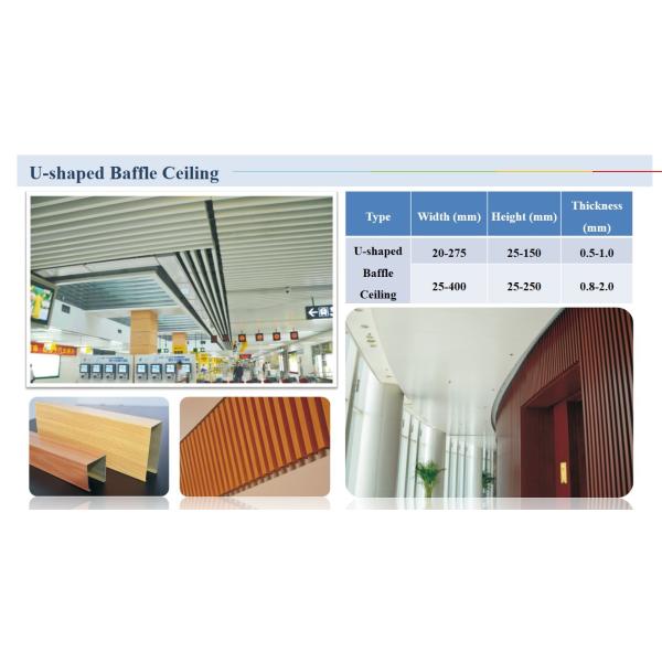 V Shaped Open Aluminium Linear Metal Ceiling Space Visual Changing Wall Ceiling Decorative Panel
