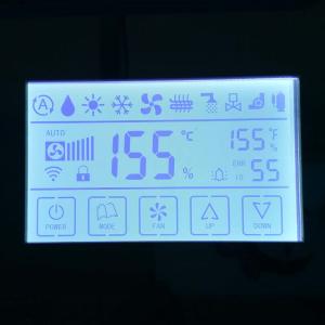 Buy cheap Segment Lcd Custom Design FSTN / TN Lcd Display , Zebra Connector Trans-missive Monochrome Lcd play for Water Meter product