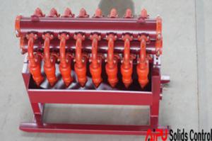 China Large Capacity 6 Inch Inlet Oilfield Drilling Mud Desilter on sale