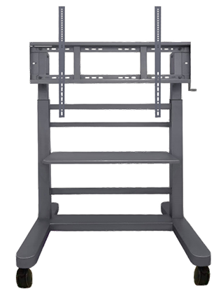 High Quality 40Kgs Interactive Whiteboard Stand Flat Screen Cart Lift Mute Casters
