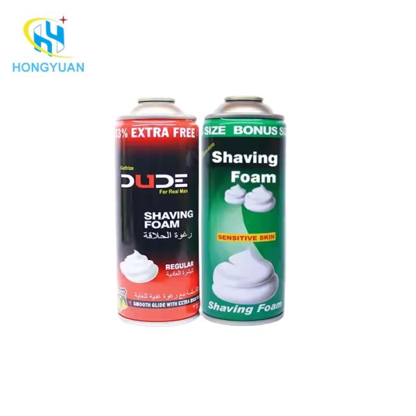 Metal Tin Aerosol Empty Can Aerosol Spray Shaving Foam Bottle