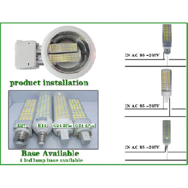 E27 SMD3014 LED PL Lamp