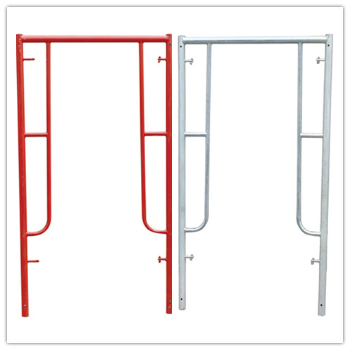 Construction Building Walk through Frame Scaffolding System High strength steel tubing