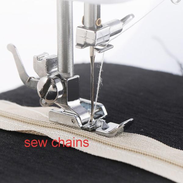Butterfly Sewing Machine for Clothes Easy Operation White Body Blue Yellow Printing