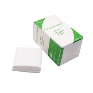 Buy cheap Soft Breathable 4x4 Non Woven Gauze Highly Hygroscopic product