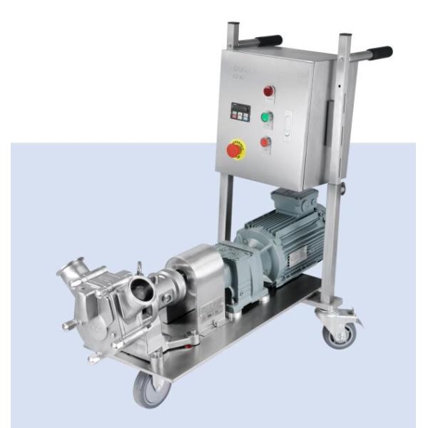 Sine Pump direct with mobile cart and control box